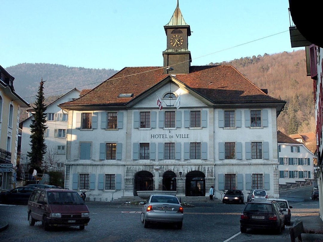 L'hôtel de ville de Moutier, siège des autorités communales.