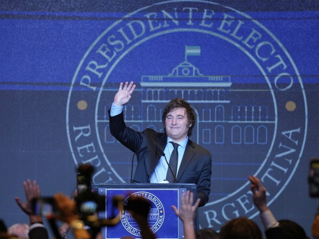 L'économiste ultralibéral Javier Milei sera le prochain président de l'Argentine.
